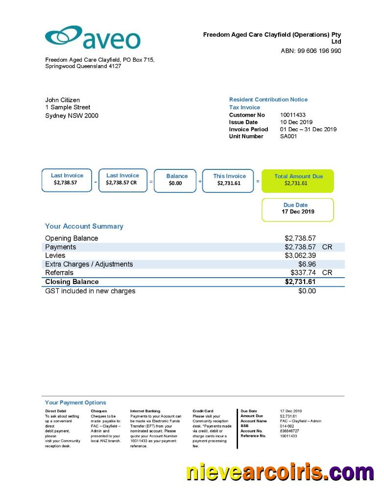 Australia Aveo bank statement-page-001